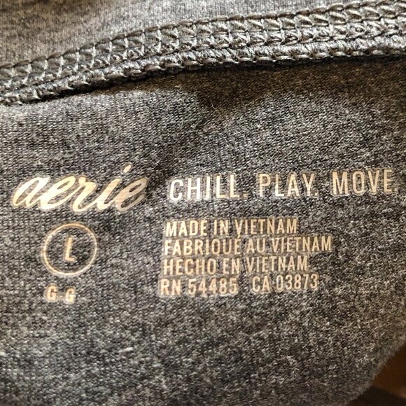 Aerie Collant Sans Pieds Legging Gray Size L NWT - Picture 6 of 8
